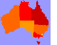 Map of Australia